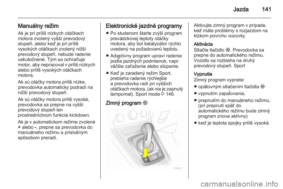 OPEL ZAFIRA 2010.5  Používateľská príručka (in Slovak) 