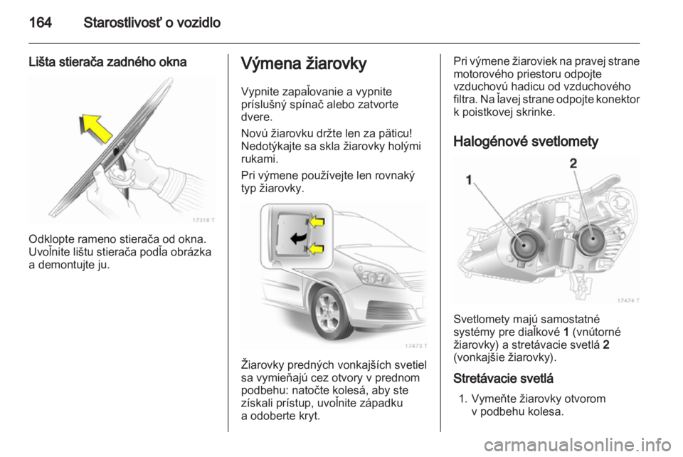 OPEL ZAFIRA 2010.5  Používateľská príručka (in Slovak) 