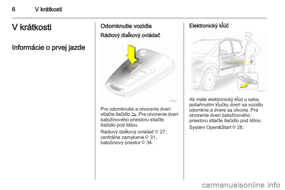 OPEL ZAFIRA 2010.5  Používateľská príručka (in Slovak) 