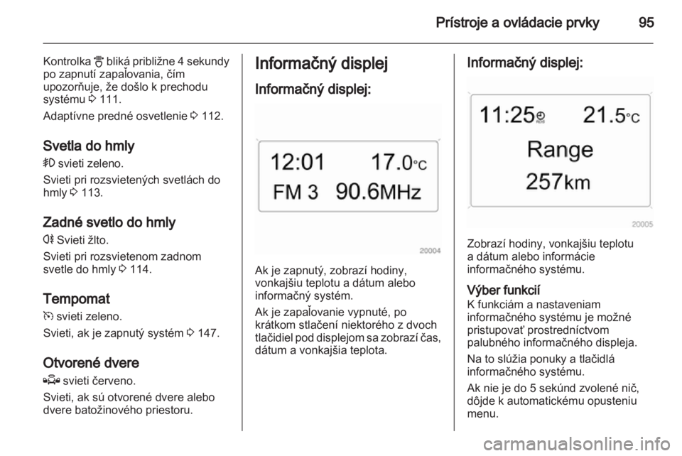 OPEL ZAFIRA 2010.5  Používateľská príručka (in Slovak) 