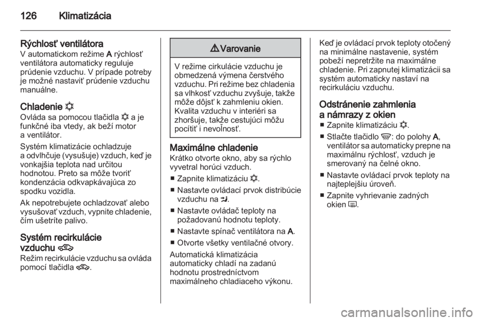 OPEL ZAFIRA 2011  Používateľská príručka (in Slovak) 