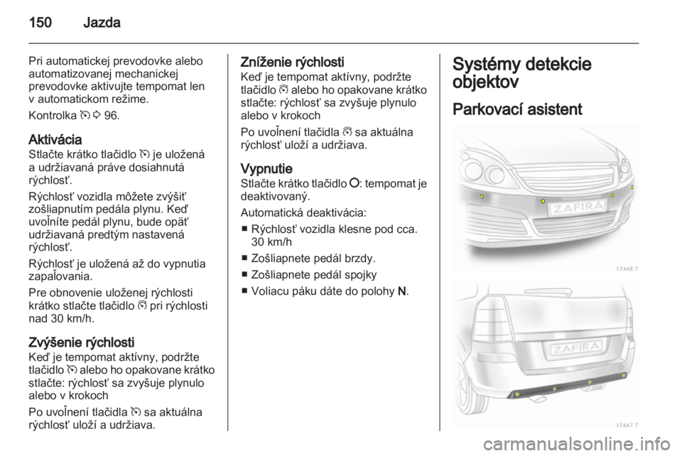 OPEL ZAFIRA 2011  Používateľská príručka (in Slovak) 