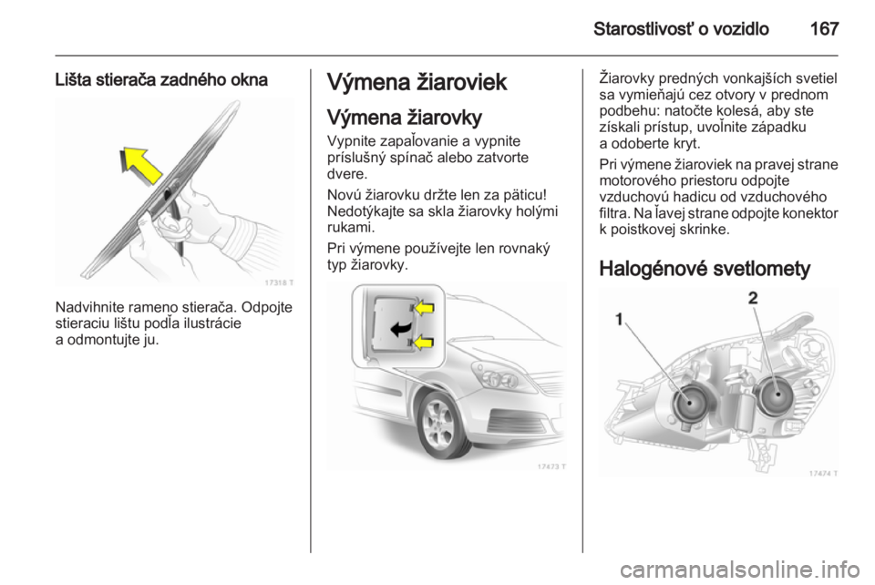 OPEL ZAFIRA 2011  Používateľská príručka (in Slovak) 