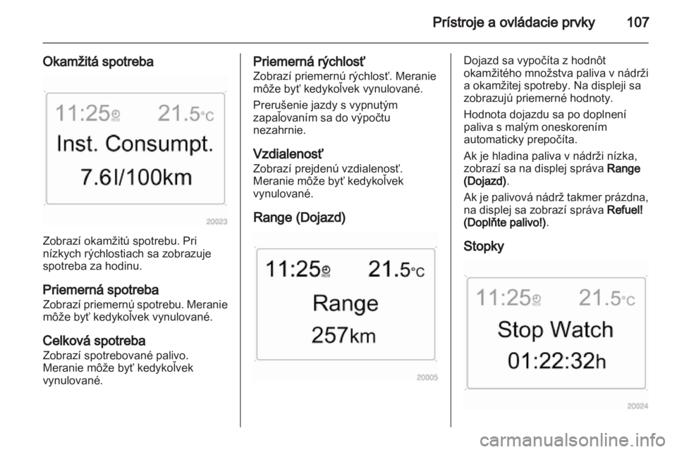 OPEL ZAFIRA 2011.5  Používateľská príručka (in Slovak) 