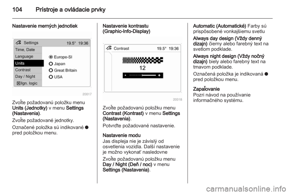 OPEL ZAFIRA 2012  Používateľská príručka (in Slovak) 
