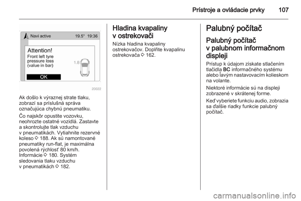 OPEL ZAFIRA 2012  Používateľská príručka (in Slovak) 