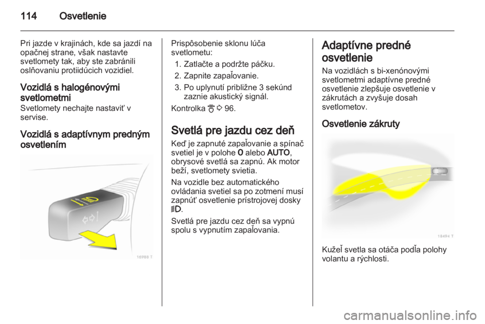 OPEL ZAFIRA 2013  Používateľská príručka (in Slovak) 
