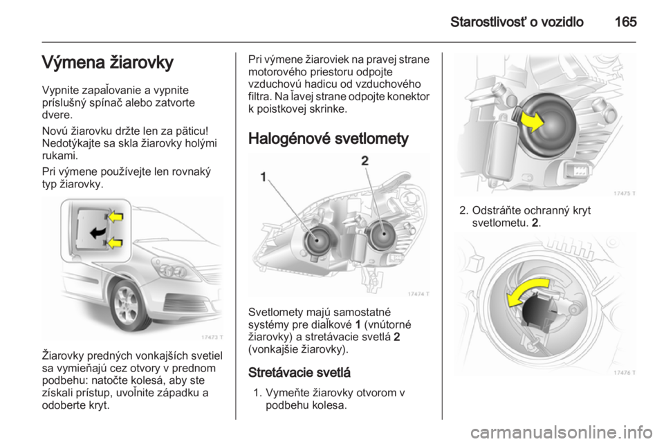 OPEL ZAFIRA 2013  Používateľská príručka (in Slovak) 
