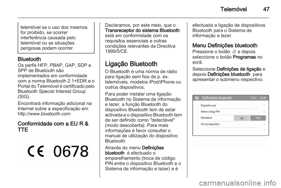 OPEL ADAM 2013  Manual de Informação e Lazer (in Portugal) (in Portugues) 