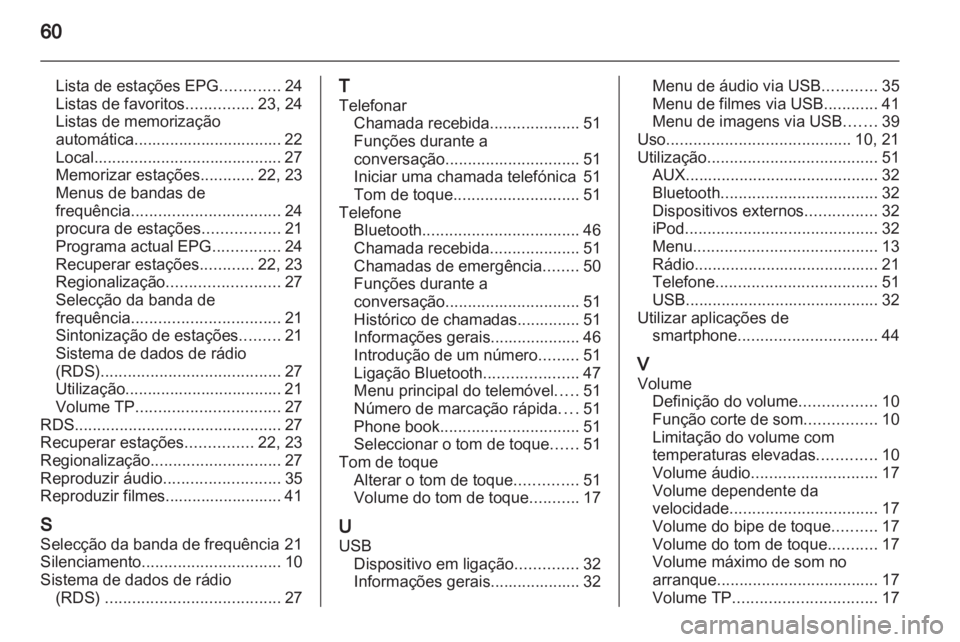 OPEL ADAM 2013  Manual de Informação e Lazer (in Portugal) (in Portugues) 