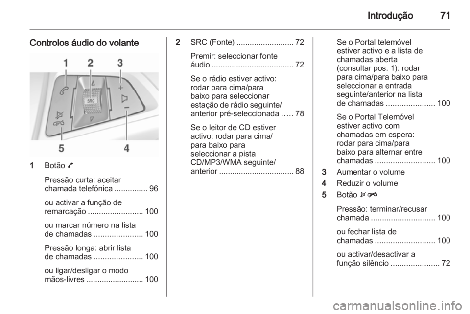 OPEL ADAM 2013  Manual de Informação e Lazer (in Portugal) (in Portugues) 
