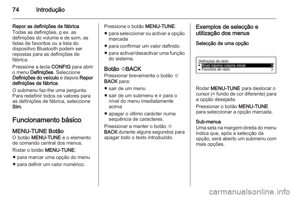 OPEL ADAM 2013  Manual de Informação e Lazer (in Portugal) (in Portugues) 