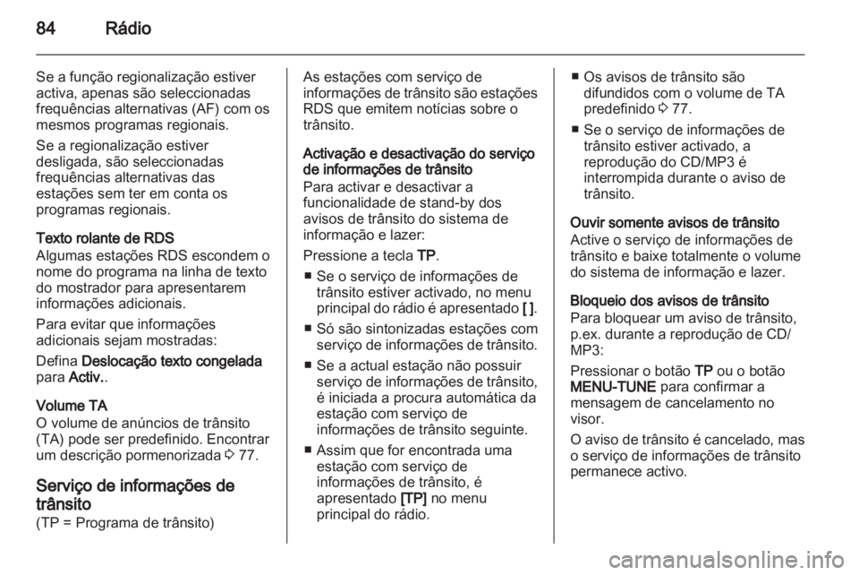 OPEL ADAM 2013.5  Manual de Informação e Lazer (in Portugues) 