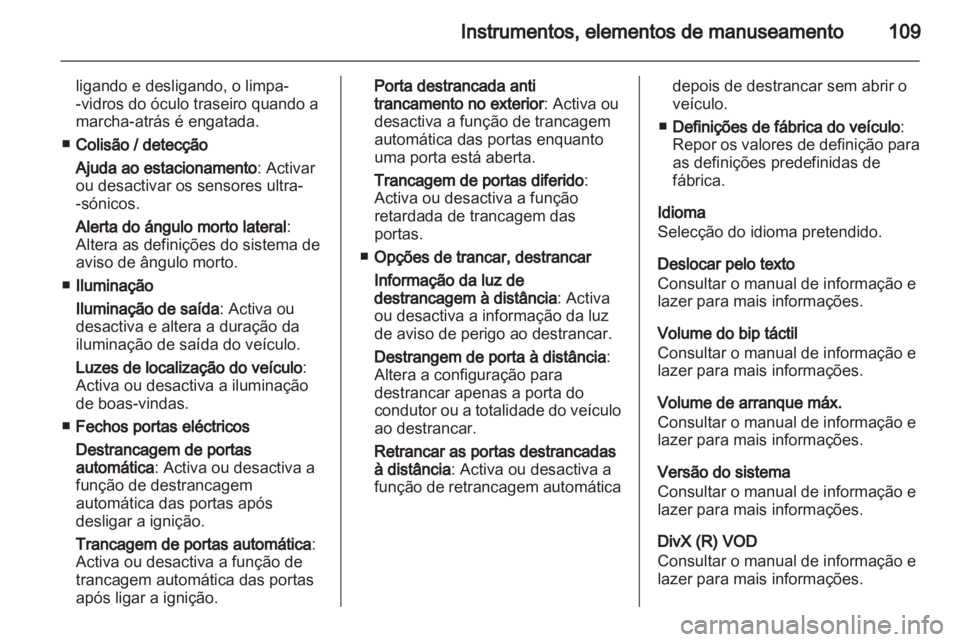 OPEL ADAM 2013.5  Manual de Instruções (in Portugues) 
