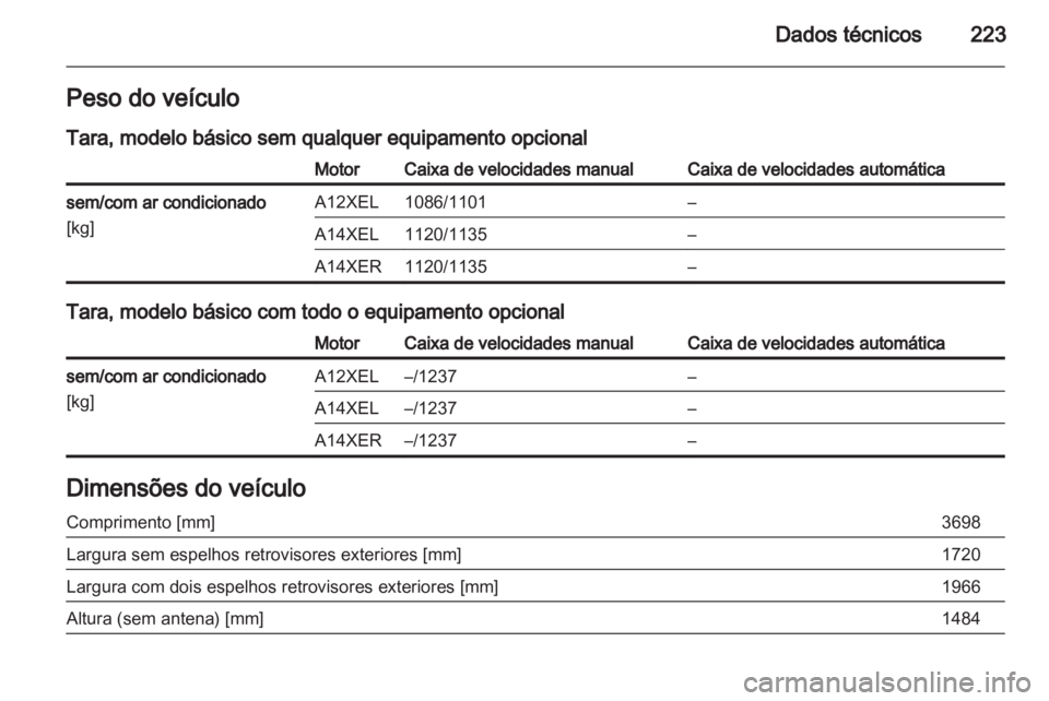 OPEL ADAM 2013.5  Manual de Instruções (in Portugues) 