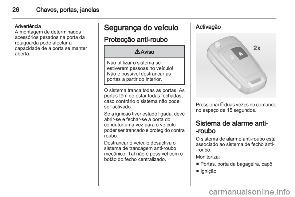 OPEL ADAM 2013.5  Manual de Instruções (in Portugues) 