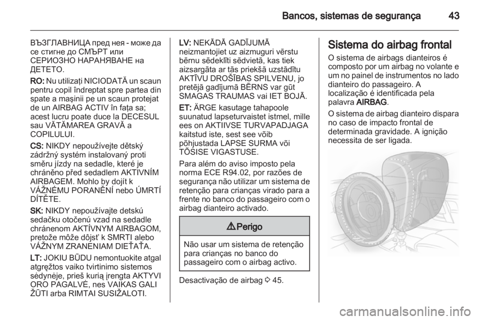 OPEL ADAM 2013.5  Manual de Instruções (in Portugues) 