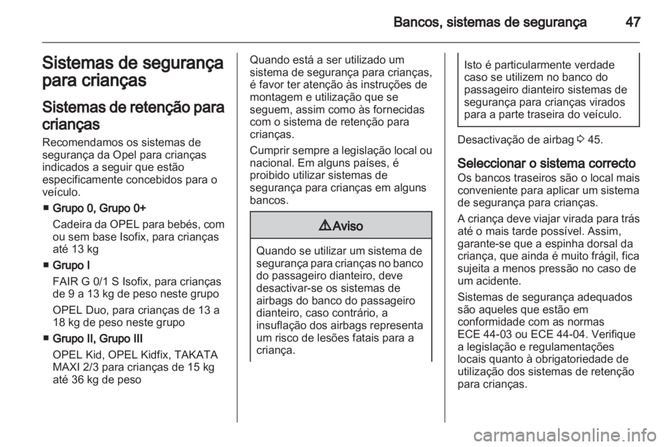 OPEL ADAM 2013.5  Manual de Instruções (in Portugues) 