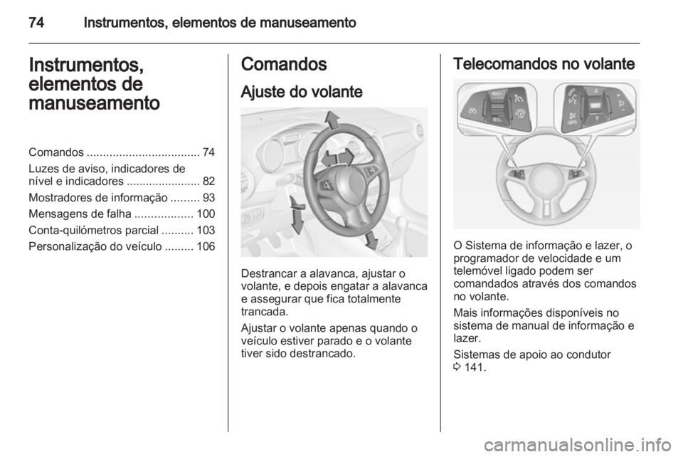 OPEL ADAM 2013.5  Manual de Instruções (in Portugues) 