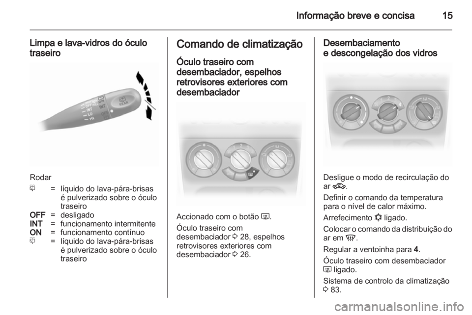 OPEL AGILA 2011  Manual de Instruções (in Portugues) 