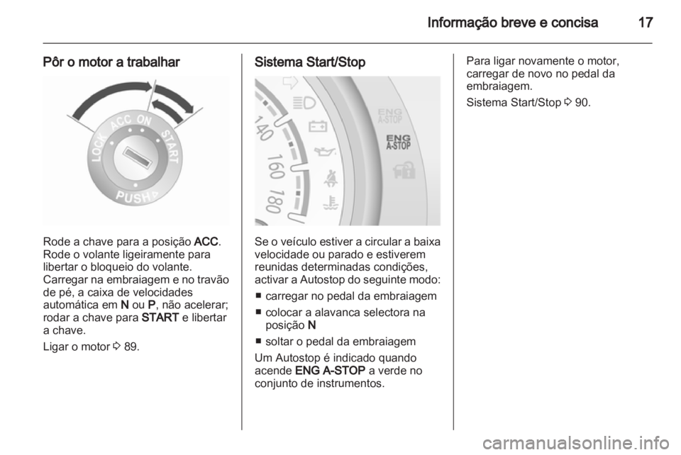 OPEL AGILA 2011  Manual de Instruções (in Portugues) 