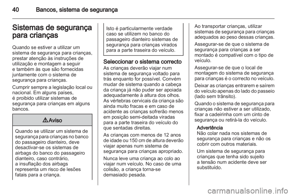 OPEL AGILA 2011  Manual de Instruções (in Portugues) 