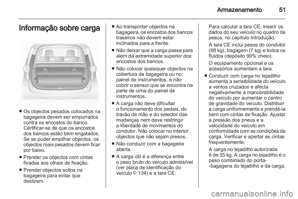 OPEL AGILA 2011  Manual de Instruções (in Portugues) 