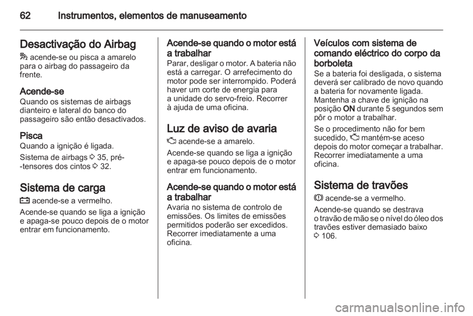OPEL AGILA 2011  Manual de Instruções (in Portugues) 