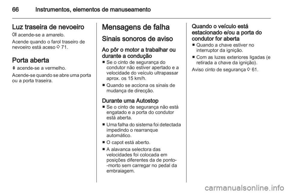OPEL AGILA 2011  Manual de Instruções (in Portugues) 