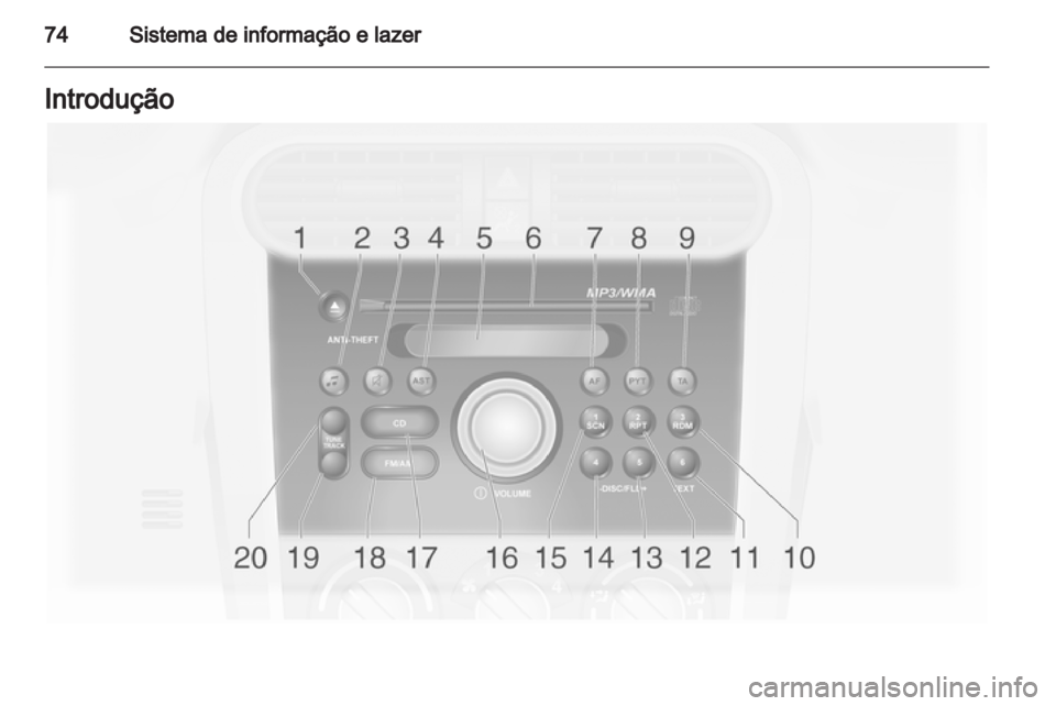 OPEL AGILA 2011  Manual de Instruções (in Portugues) 