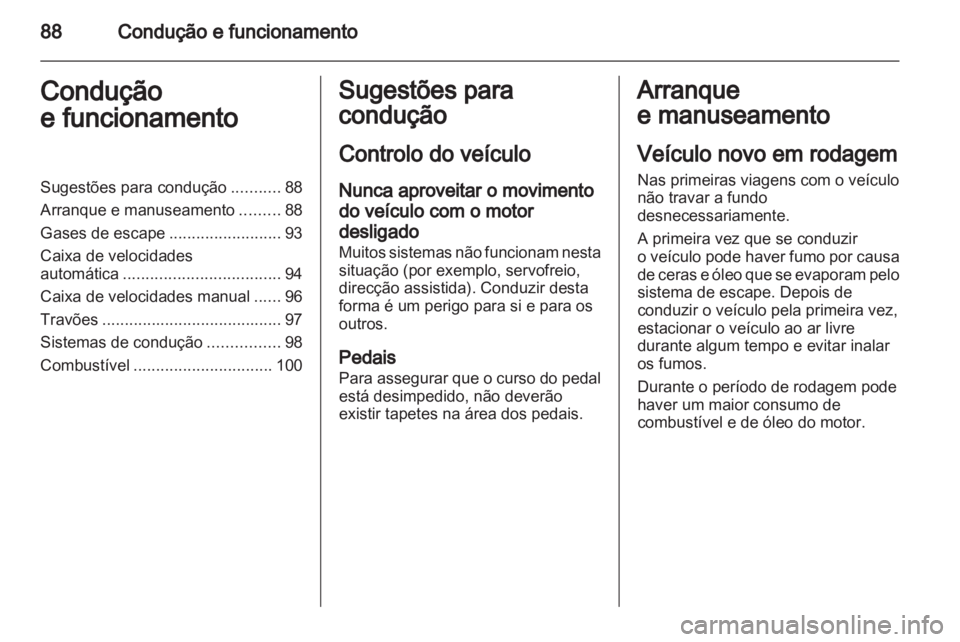 OPEL AGILA 2011  Manual de Instruções (in Portugues) 