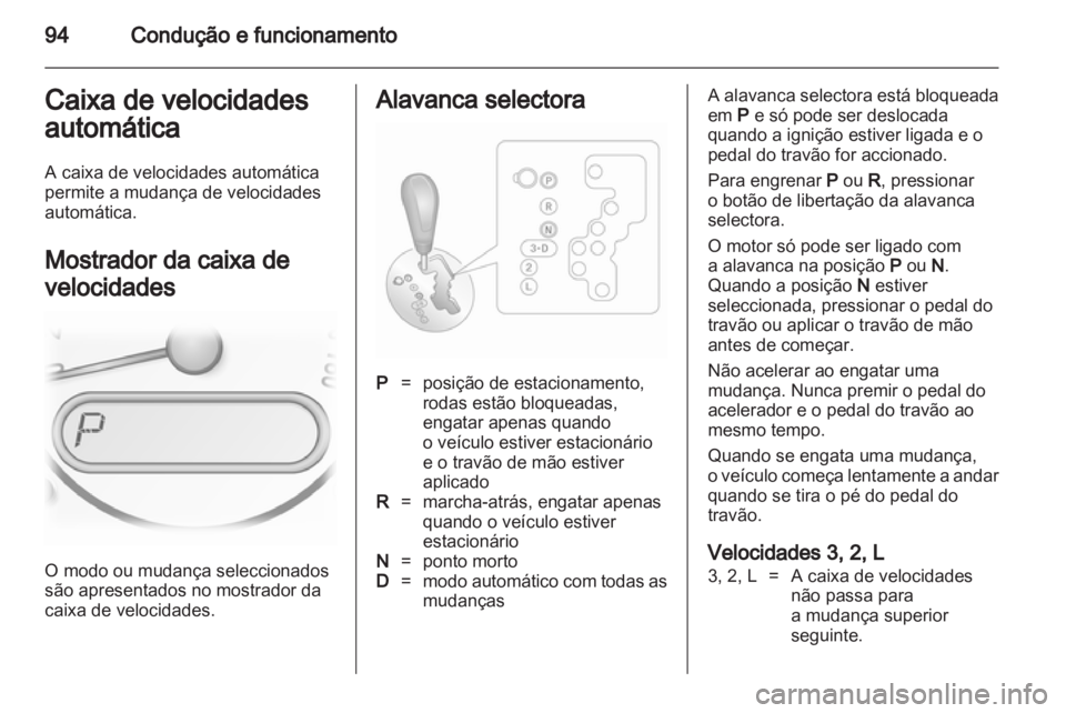 OPEL AGILA 2011  Manual de Instruções (in Portugues) 