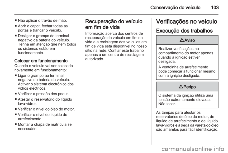 OPEL AGILA 2012  Manual de Instruções (in Portugues) 