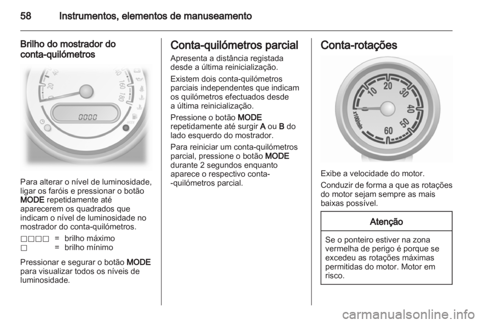 OPEL AGILA 2012  Manual de Instruções (in Portugues) 