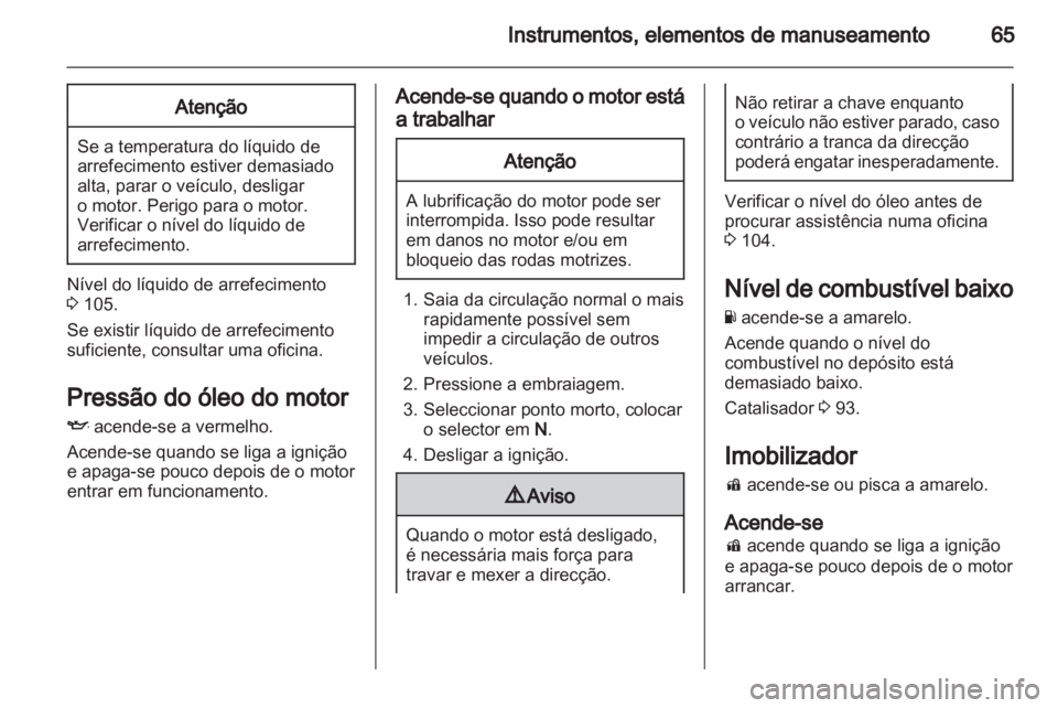 OPEL AGILA 2012  Manual de Instruções (in Portugues) 