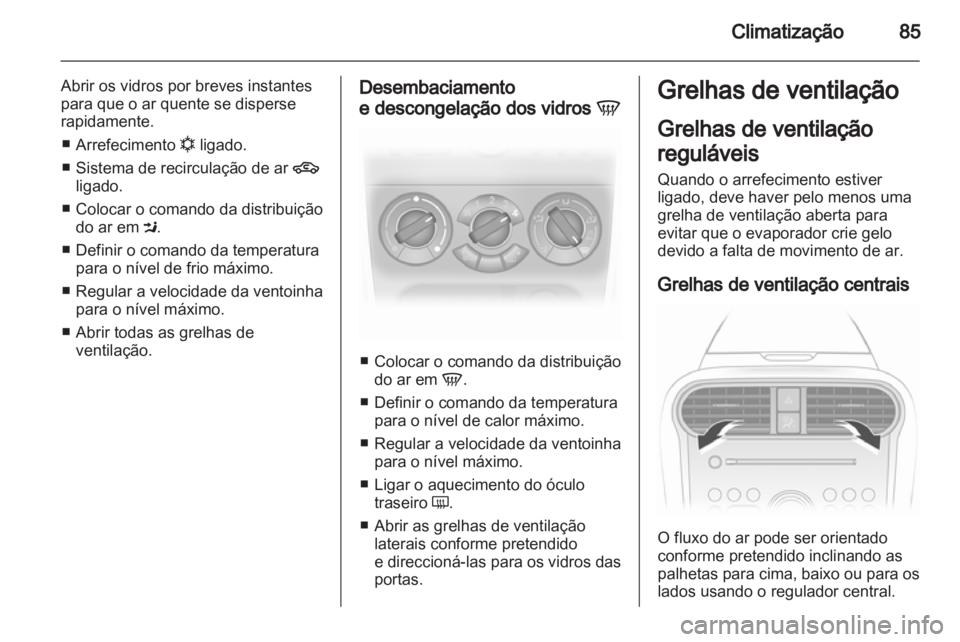 OPEL AGILA 2012  Manual de Instruções (in Portugues) 