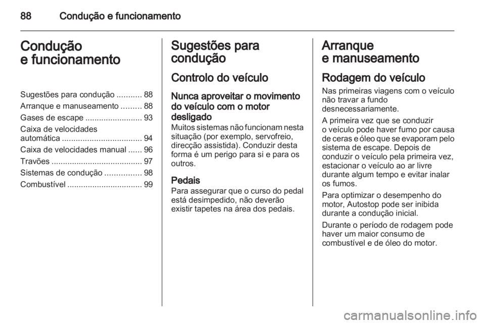 OPEL AGILA 2012  Manual de Instruções (in Portugues) 