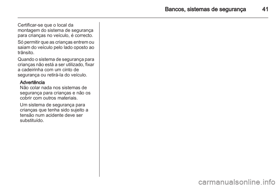 OPEL AGILA 2012.5  Manual de Instruções (in Portugues) 