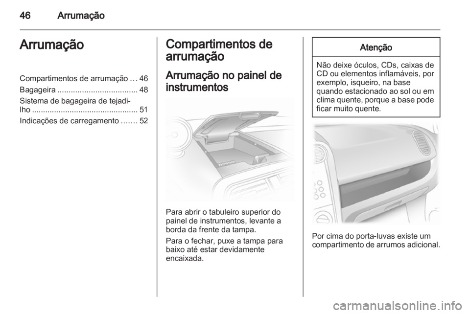 OPEL AGILA 2012.5  Manual de Instruções (in Portugues) 
