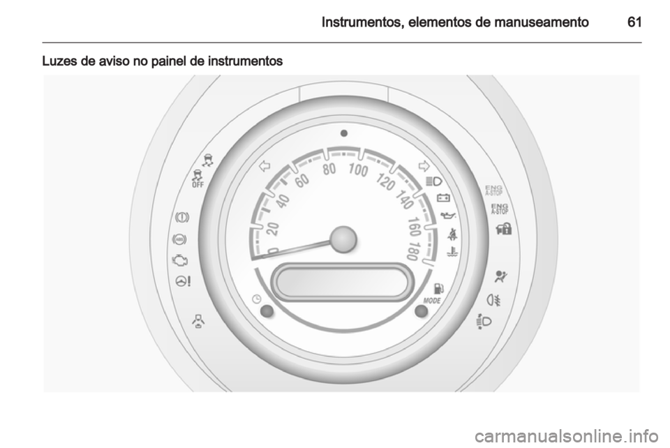 OPEL AGILA 2012.5  Manual de Instruções (in Portugues) 