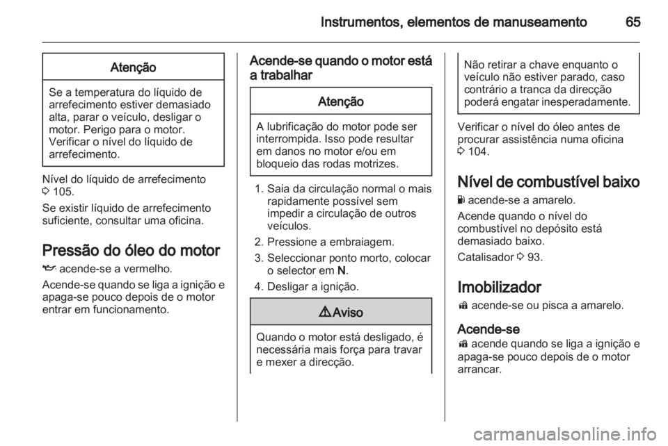 OPEL AGILA 2012.5  Manual de Instruções (in Portugues) 