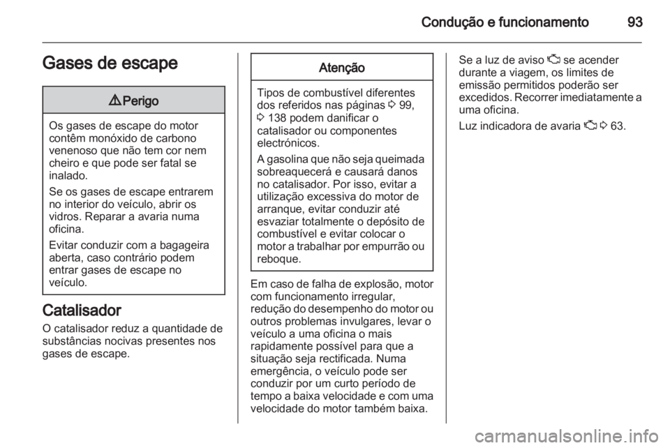 OPEL AGILA 2012.5  Manual de Instruções (in Portugues) 