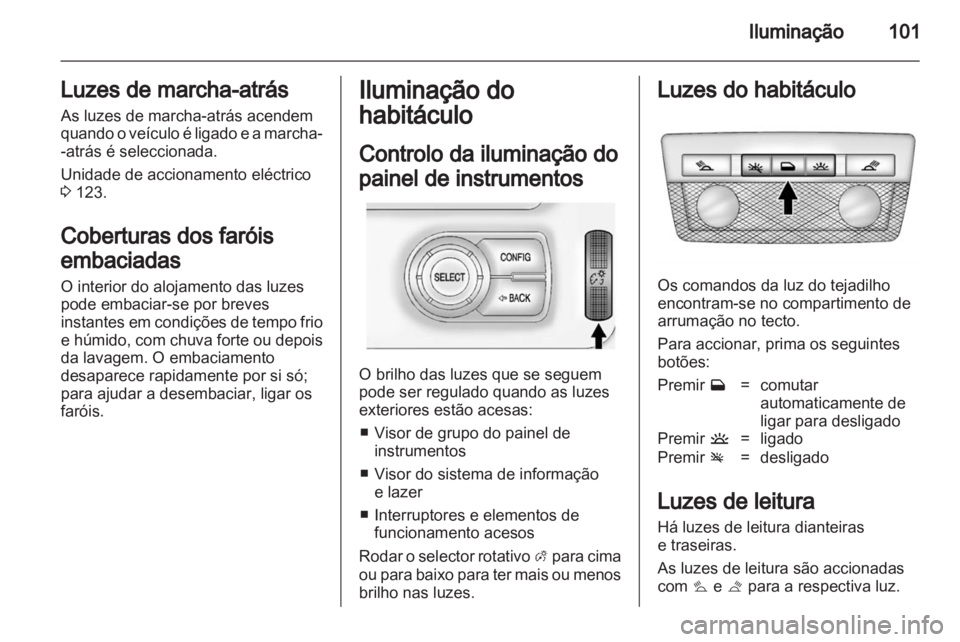 OPEL AMPERA 2012  Manual de Instruções (in Portugues) 