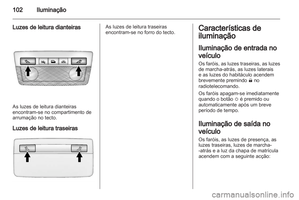 OPEL AMPERA 2012  Manual de Instruções (in Portugues) 