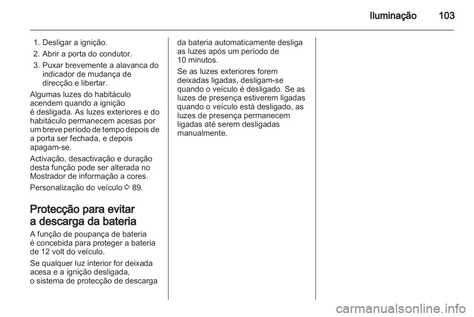 OPEL AMPERA 2012  Manual de Instruções (in Portugues) 