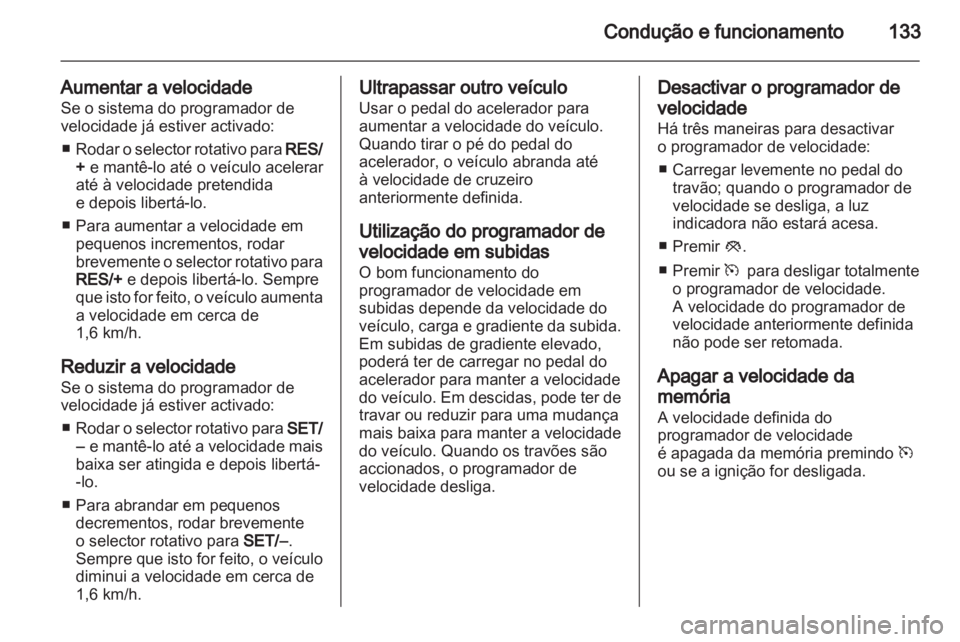 OPEL AMPERA 2012  Manual de Instruções (in Portugues) 