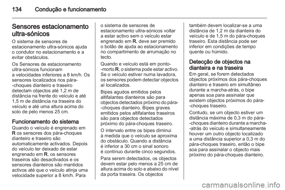 OPEL AMPERA 2012  Manual de Instruções (in Portugues) 