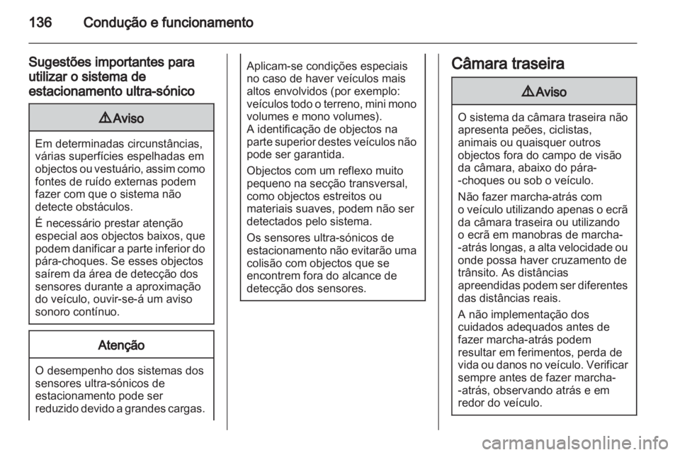 OPEL AMPERA 2012  Manual de Instruções (in Portugues) 