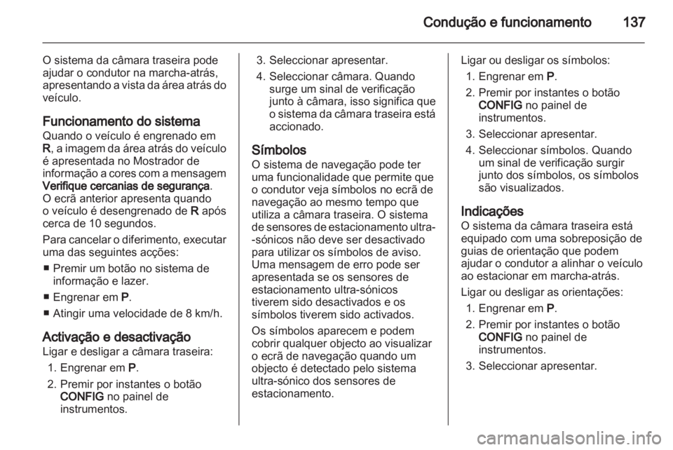 OPEL AMPERA 2012  Manual de Instruções (in Portugues) 