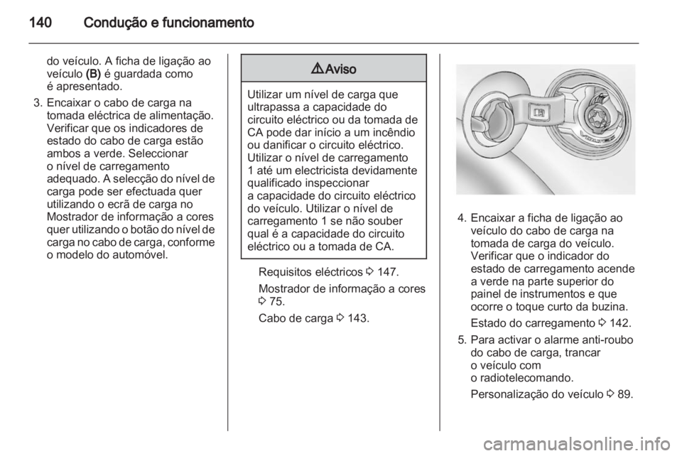 OPEL AMPERA 2012  Manual de Instruções (in Portugues) 